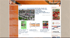 Desktop Screenshot of fnbaloncesto.com
