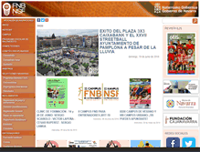 Tablet Screenshot of fnbaloncesto.com